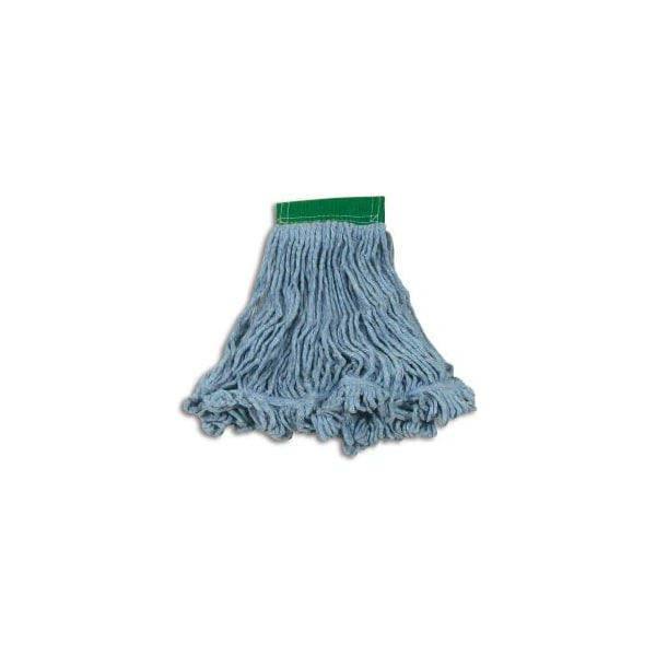 Rubbermaid Commercial Rubbermaid Medium Super Stitch CottonSynthetic Wet Mop W 1 Headband FGD25206BL00, PK6 FGD25206BL00 - main